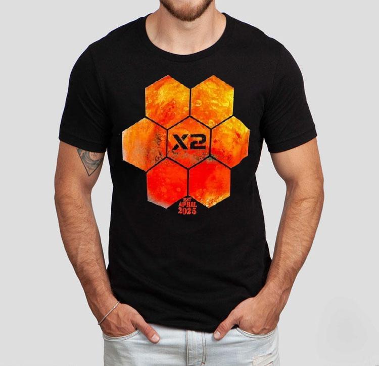 Mars X2 Est April 2025 Shirt Mars X2 Est April 2025 Shirt