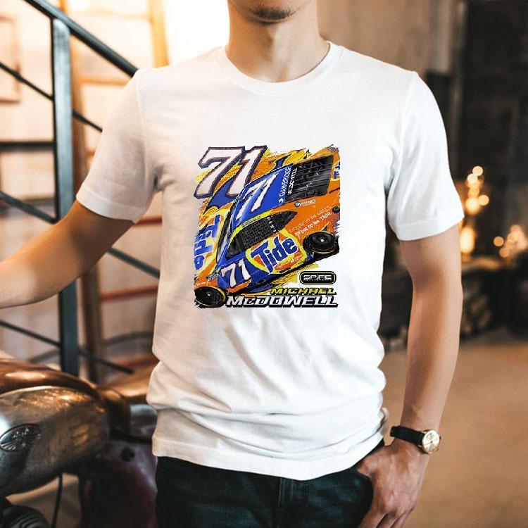 Michael Mcdowell Tide Car Racing Graphic Shirt Michael Mcdowell Tide Car Racing Graphic Shirt