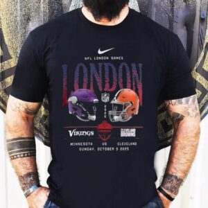 Minnesota Vikings Vs Cleveland Browns International Games London 2025 Shirt