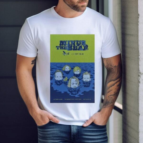 Minus The Bear Oct 8 2025 San Diego, Ca Faces Shirt