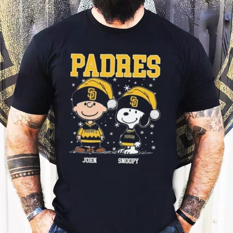 Mlb San Diego Padres Holiday Baseball Snoopy Charlie Brown Christmas 2025 Shirt Mlb San Diego Padres Holiday Baseball Snoopy Charlie Brown Christmas 2025 Shirt