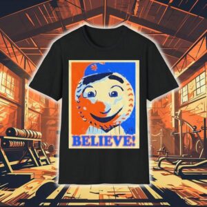 Mr Met New York Mets Mlb Believe Hope Masco Tshirt