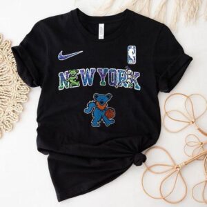 New York Knicks Grateful Dead 60th Anniversary Bears Shirt