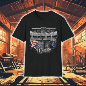 Oklahoma City Thunder Vs Minnesota Timberwolves Matchup Nba 2025 Western Conference Finals Lightning Shirt