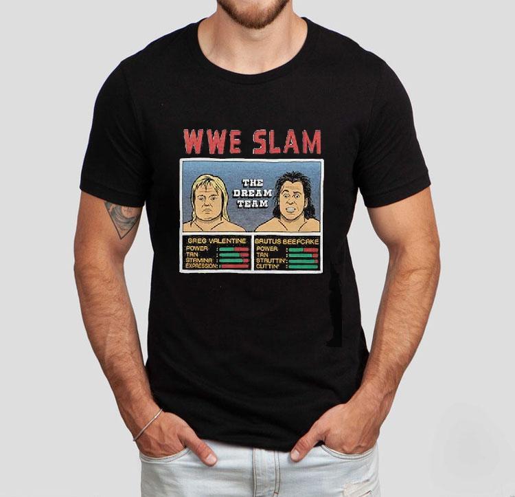 Original Wwe Saturday Morning Slam The Dream Team Shirt Original Wwe Saturday Morning Slam The Dream Team Shirt