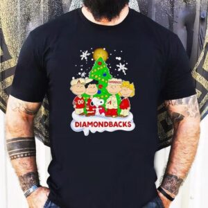 Peanuts Characters Arizona Diamondbacks Christmas Shirt