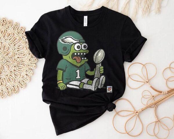 Philadelphia Eagles Jalen Hursts Mascot Cartoon Shirt