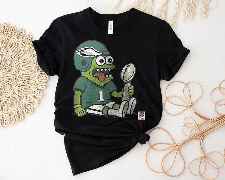 Philadelphia Eagles Jalen Hursts Mascot Cartoon Shirt Philadelphia Eagles Jalen Hursts Mascot Cartoon Shirt