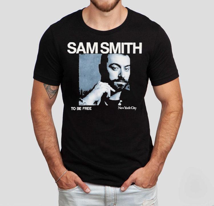 Sam Smith To Be Free In New York City Photo Shirt Sam Smith To Be Free In New York City Photo Shirt