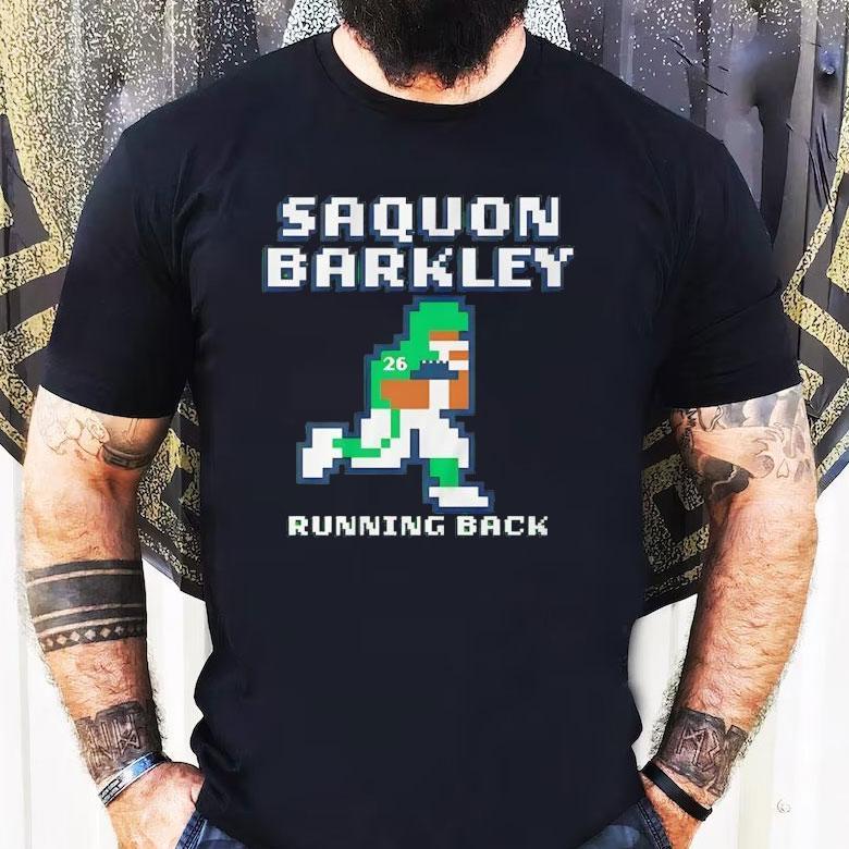 Saquon Barkley Philadelphia Eagles Running Back Football Shirt Saquon Barkley Philadelphia Eagles Running Back Football Shirt