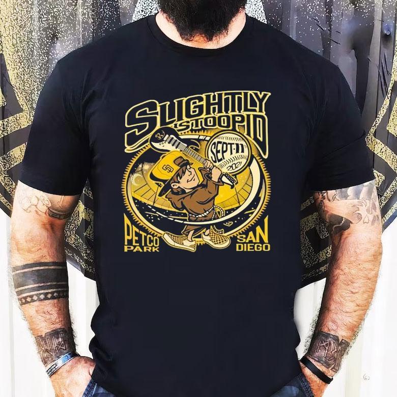 Slightly Stoopid San Diego Padres 2021 Petco Park Sept 11 Friar Mlb Shirt Slightly Stoopid San Diego Padres 2021 Petco Park Sept 11 Friar Mlb Shirt