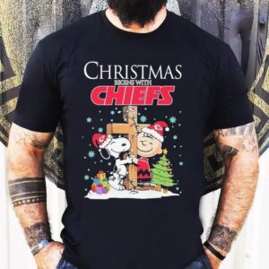 Snoopy And Charlie Brown The Peanuts Kansas City Chiefs Merry Christmas Shirt Snoopy And Charlie Brown The Peanuts Kansas City Chiefs Merry Christmas Shirt