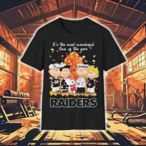 Snoopy The Peanuts Las Vegas Raiders It’s The Most Wonderful Time Of The Year Shirt Snoopy The Peanuts Las Vegas Raiders It’s The Most Wonderful Time Of The Year Shirt
