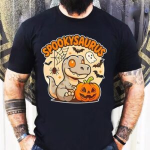 Spookysaurus Kids Halloween Dinosaur Tshirt