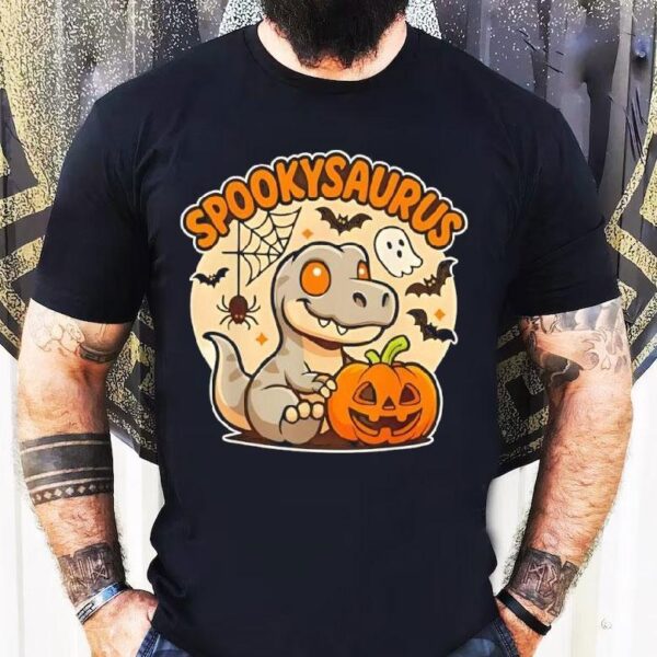 Spookysaurus Kids Halloween Dinosaur Shirt