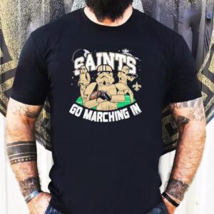 Star Wars X New Orleans Saints Stormtrooper Go Marching In Shirt Star Wars X New Orleans Saints Stormtrooper Go Marching In Shirt