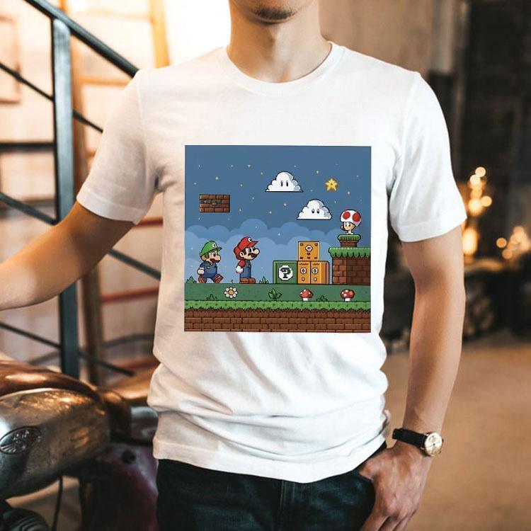 Super Mario Bros Video Game Shirtsuper Mario Bros Video Game Shirt Super Mario Bros Video Game Shirtsuper Mario Bros Video Game Shirt