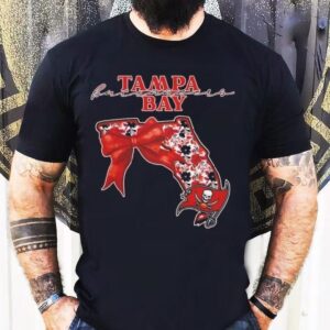 Tampa Bay Buccaneers Nfl Cozy State Bow 2025 Shirt