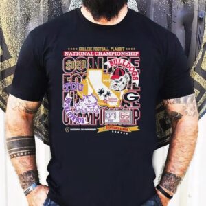 Tcu Horned Frogs Vs Georgia Bulldogs College Football Playoff National Championship Game Matchup Tshirt