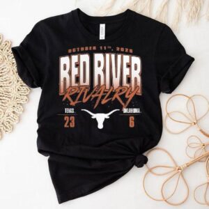 Texas Longhorns Vs Oklahoma Sooners 2025 Score Shirt Texas Longhorns Vs Oklahoma Sooners 2025 Score Shirt
