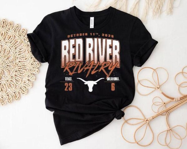 Texas Longhorns Vs Oklahoma Sooners 2025 Score Shirt