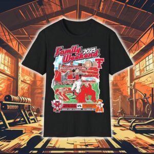 Texas Tech Red Raiders Vs Oklahoma State Family 2025 Weekend Football Shirt