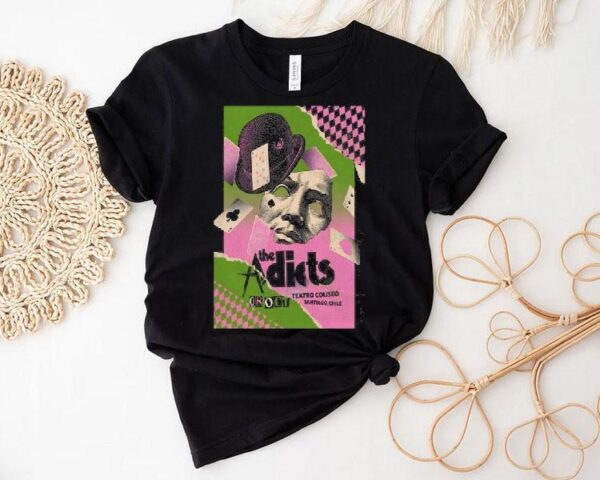 The Adicts Oct 8 2025 In Santiago Chile Cards Shirt