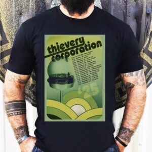Thievery Corporation Midwest And South American 2025 Tour Shirt Thievery Corporation Midwest And South American 2025 Tour Shirt