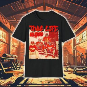 Thug Life Kansas City Chiefs Football Shirt