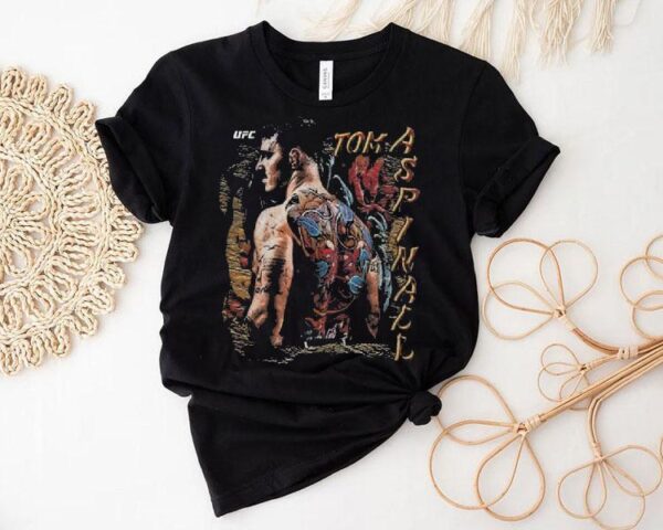 Tom Aspinall Grunge Tattoo Shirt