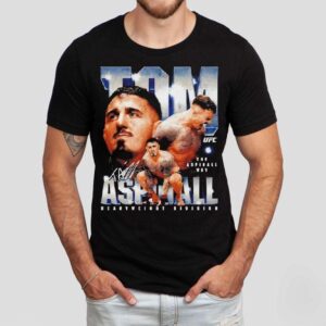 Tom Aspinall Vintage Wht Shirt Signature 2025 Tom Aspinall Vintage Wht Shirt Signature 2025