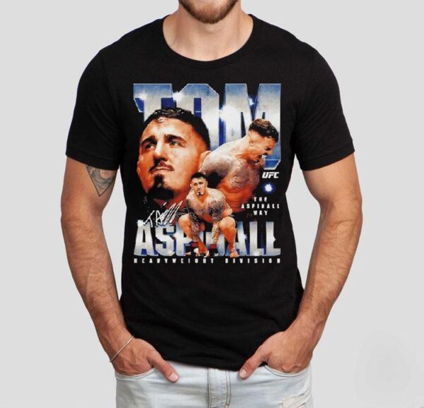 Tom Aspinall Vintage Wht Shirt Signature 2025