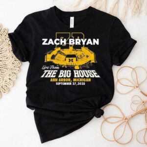 Zach Bryan Michigan Stadium September 27 2025 Shirt Zach Bryan Michigan Stadium September 27 2025 Shirt