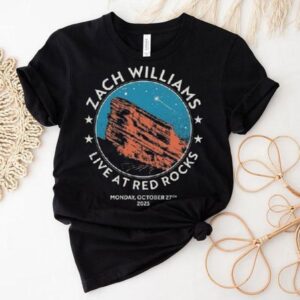 Zach Williams Event 2025 Red Rocks Shirt Zach Williams Event 2025 Red Rocks Shirt