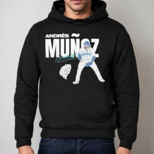 Andres Munoz And Cat Seattle Mariners Baseball Signature Hoodie