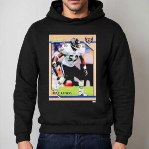 Baltimore Ravens Ray Lewis Trading Card Hoodie
