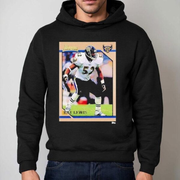 Baltimore Ravens Ray Lewis Trading Card Shirt