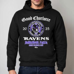Baltimore Ravens X Good Charlotte Darkness Falls Game On Sep Hoodie