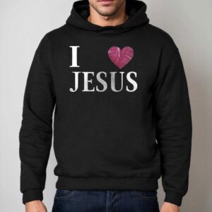 Baltimore Ravens X I Love Jesus Logo Hoodie