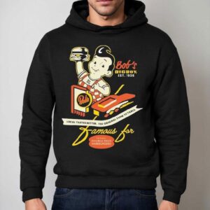 Big Boy Bob S Famous For Double Deck Hamburger Crossroads Hoodie