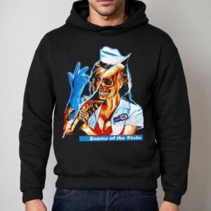 Blink Skeleton Nurse Enema Of The State Hoodie