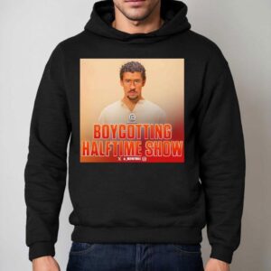 Boycotting Bad Bunny Super Bowl Halftime Show Hoodie