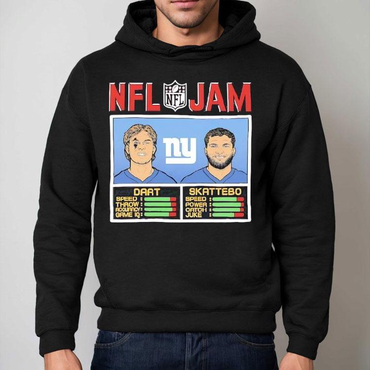 Cam Skattebo And Jaxson Dart New York Giants Nfl Jam 2025 Shirt Cam Skattebo And Jaxson Dart New York Giants Nfl Jam 2025 Shirt