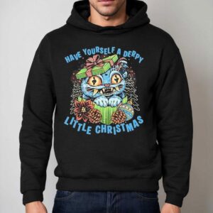 Cat Have Yourself A Derpy Little Christmas Hoodie