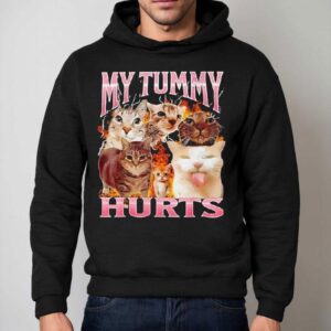 Cat My Tummy Hurts Hoodie