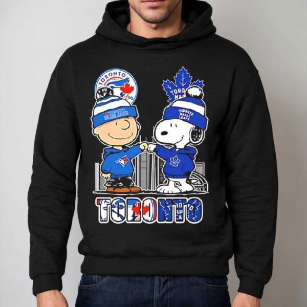 Charlie Brown And Snoopy X Toronto Blue Jays And Toronto Maple Leafs Shirt