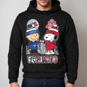 Charlie Brown Toronto Blue Jays And Snoopy Toronto Fc Skyline Hoodie
