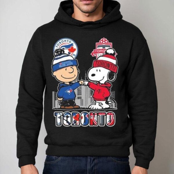Charlie Brown Toronto Blue Jays And Snoopy Toronto Fc Skyline 2025 Shirt