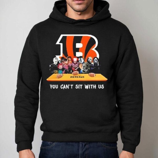 Cincinnati Bengals Horror Movies Halloween You Can’t Sit With Us Shirt