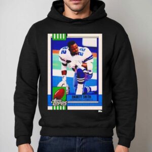 Dallas Cowboys Emmitt Smith Trading Card Hoodie